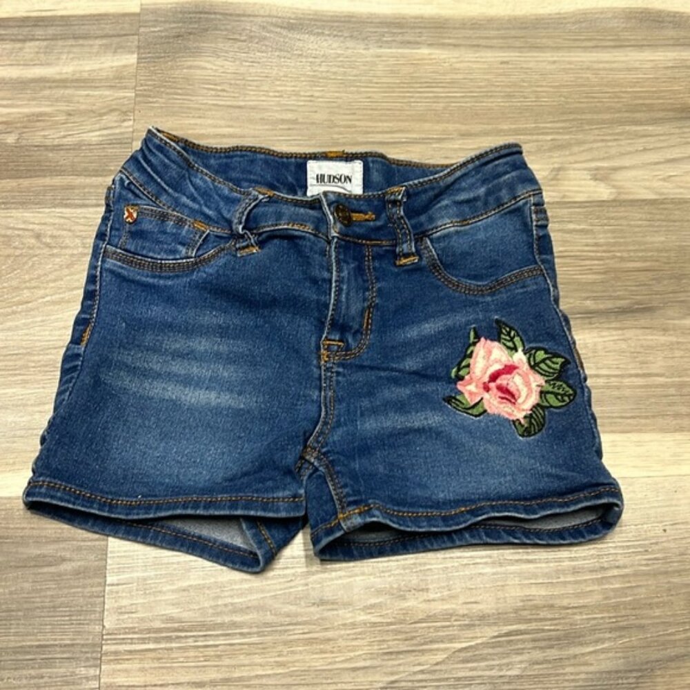 Hudson jeans denim jean shorts girls size 8